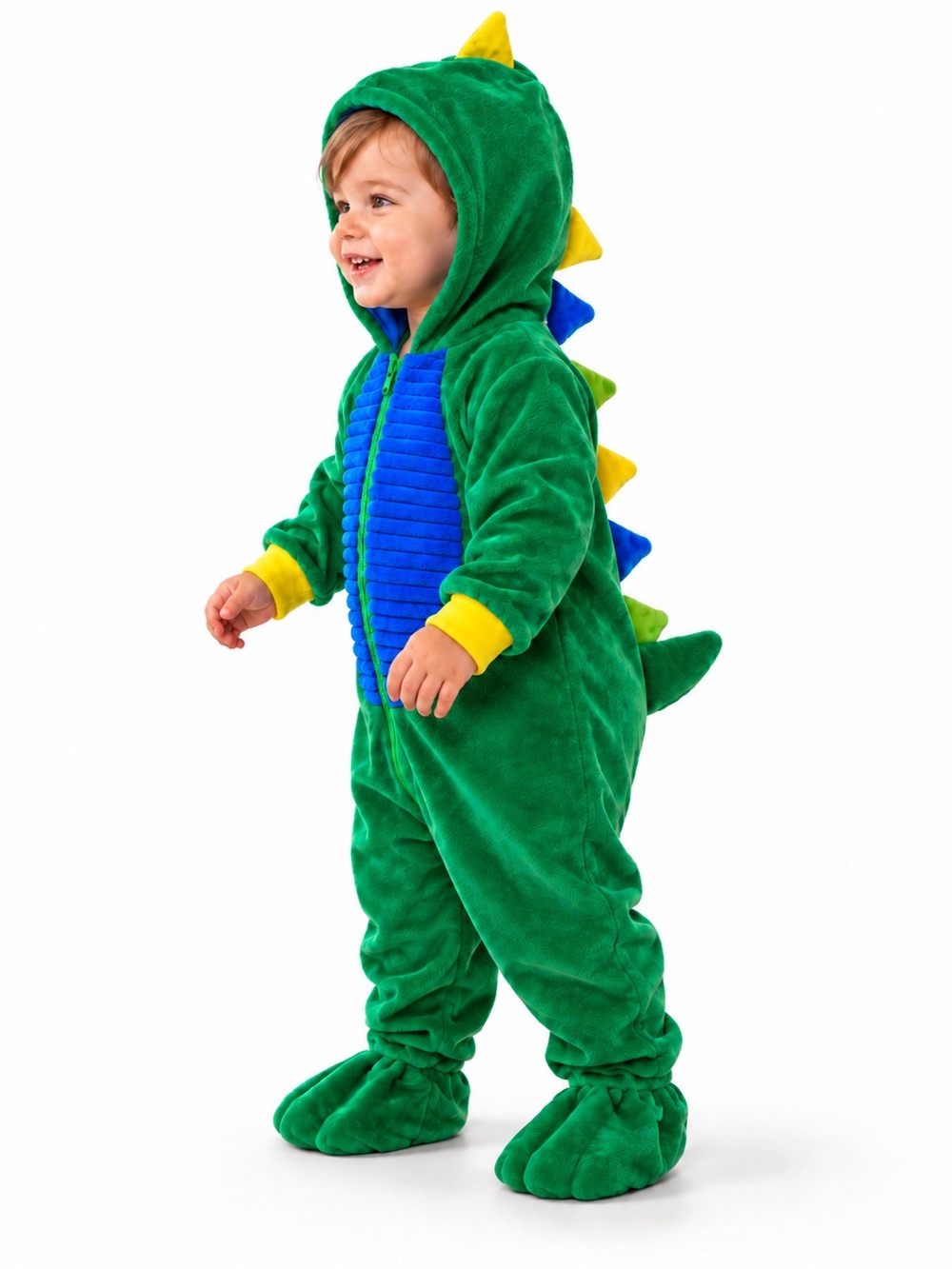 Dinosaur Costume Pajamas 18M Dream Play Imagine Plush Hooded Footed